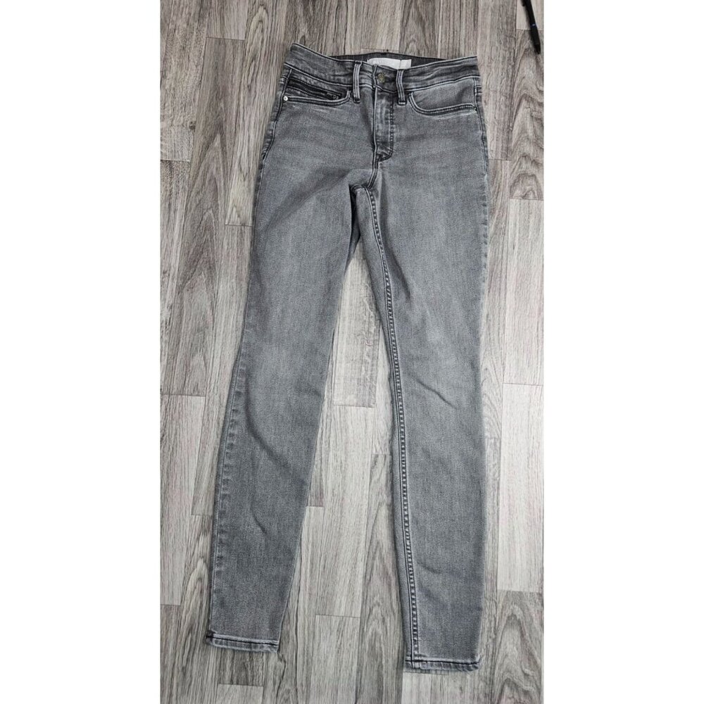 Athleta Womens Size 2 Skinny Grey Denim Jeans